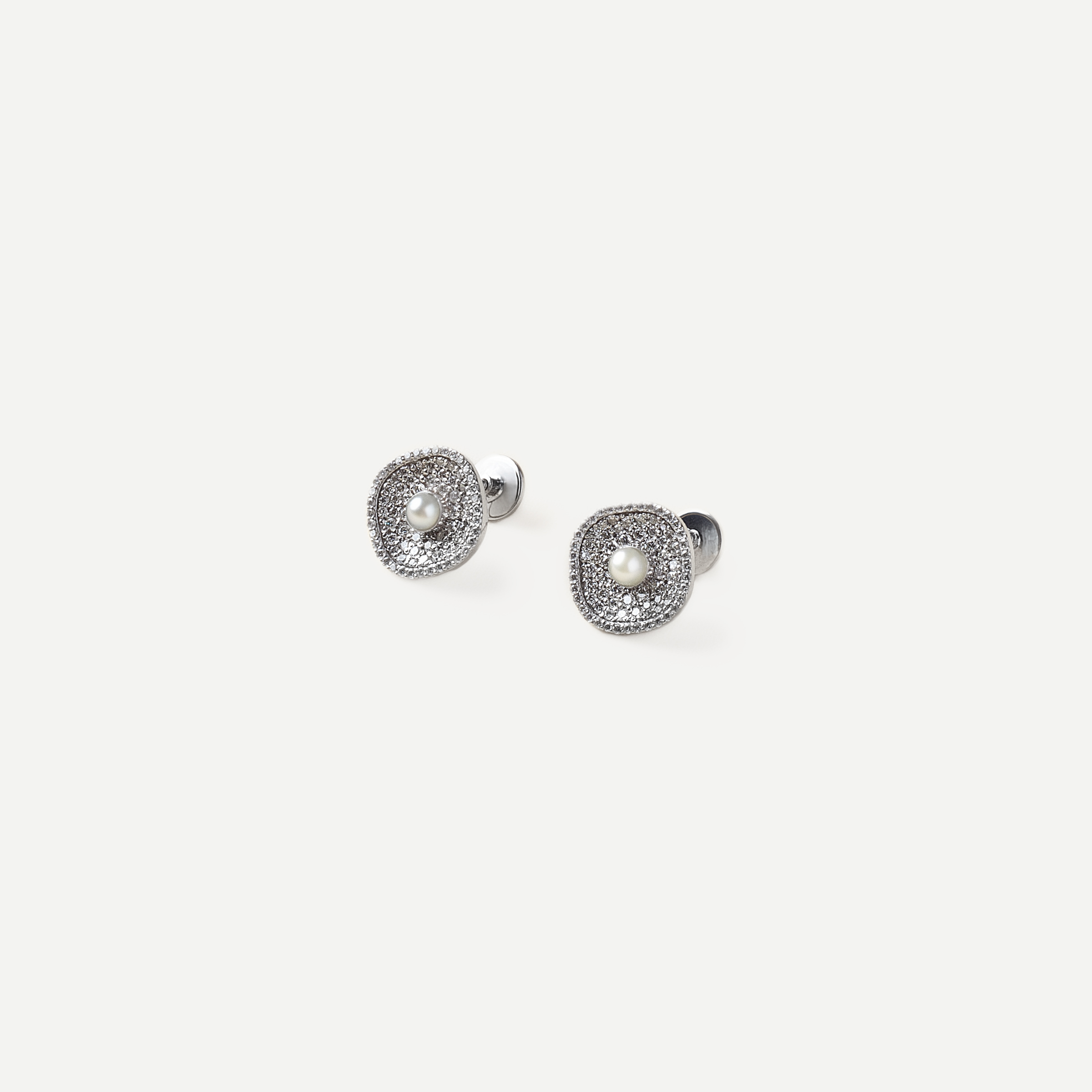 Mashael Diamond & Natural Pearl Earring